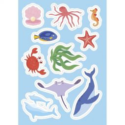 Livre Stickers et Activités La Mer Sassi Ikaipaka jeux & jouets