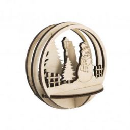 Pièces à insérer Boule Bonhomme de Neige Rayher Ikaipaka jeux &