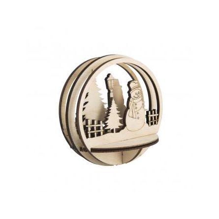 Pièces à insérer Boule Bonhomme de Neige Rayher Ikaipaka jeux &