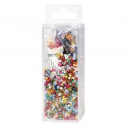 Perles Mix paillettes, verre, fil Rayher Ikaipaka jeux & jouets
