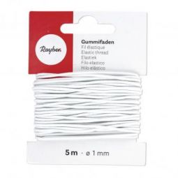 Fil élastique 1mm blanc Rayher Ikaipaka jeux & jouets Royan