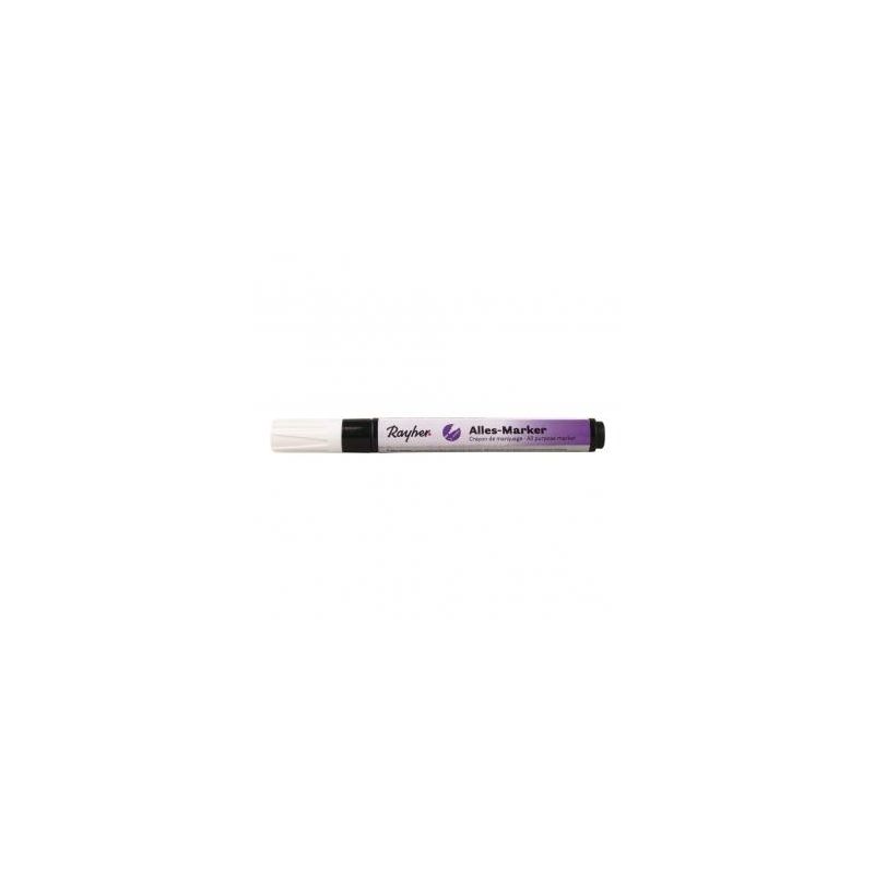 Crayon-feutre de marquage Blanc Rayher Ikaipaka jeux & jouets