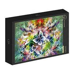 Puzzle 2000p Fleurs et Papillons de Printemps BlueBird Ikaipaka