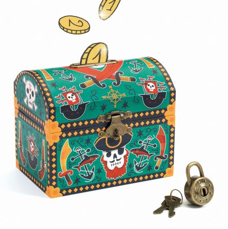 Tirelire Pirate Djeco Ikaipaka jeux & jouets Royan