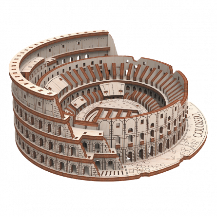 Maquette 3d Colisée de Rome Mr Playwood Mr PlayWood Ikaipaka