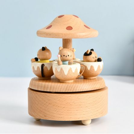 Boite à musique Les Chatons Protocol Ikaipaka jeux & jouets