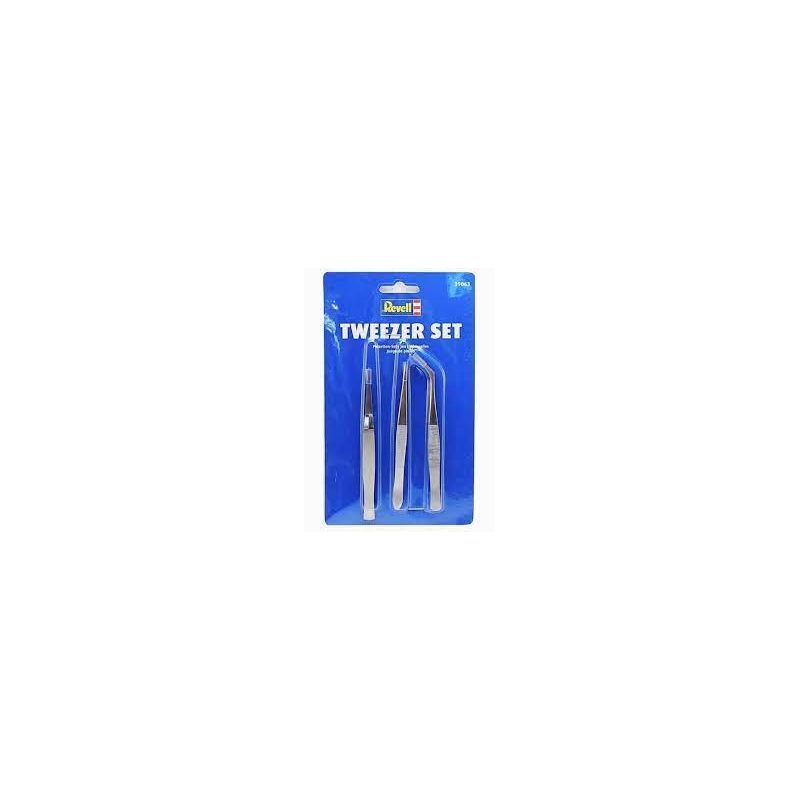 Tweezer set de 3 pincettes REVELL Ikaipaka jeux & jouets Royan
