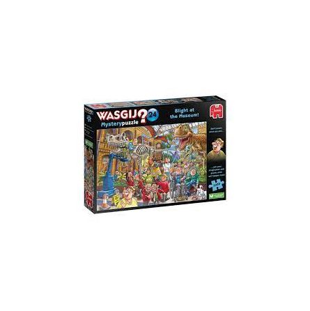 Puzzle Wasgij Mystery 24 1000p Panique au musée  Ikaipaka jeux