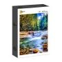 Puzzle 2000p Belle Cascade dans la Forêt BlueBird Ikaipaka jeux