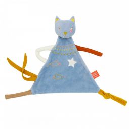 Doudou Z'anepasperdre Chat Bleu L'oiseau Bateau Ikaipaka jeux &
