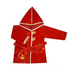 Peignoir de bain 2/4 ans Panda Roux Terracotta L'oiseau Bateau