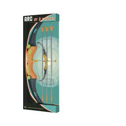 Arc 57cm 3 Fleches Ventouses  Ikaipaka jeux & jouets Royan