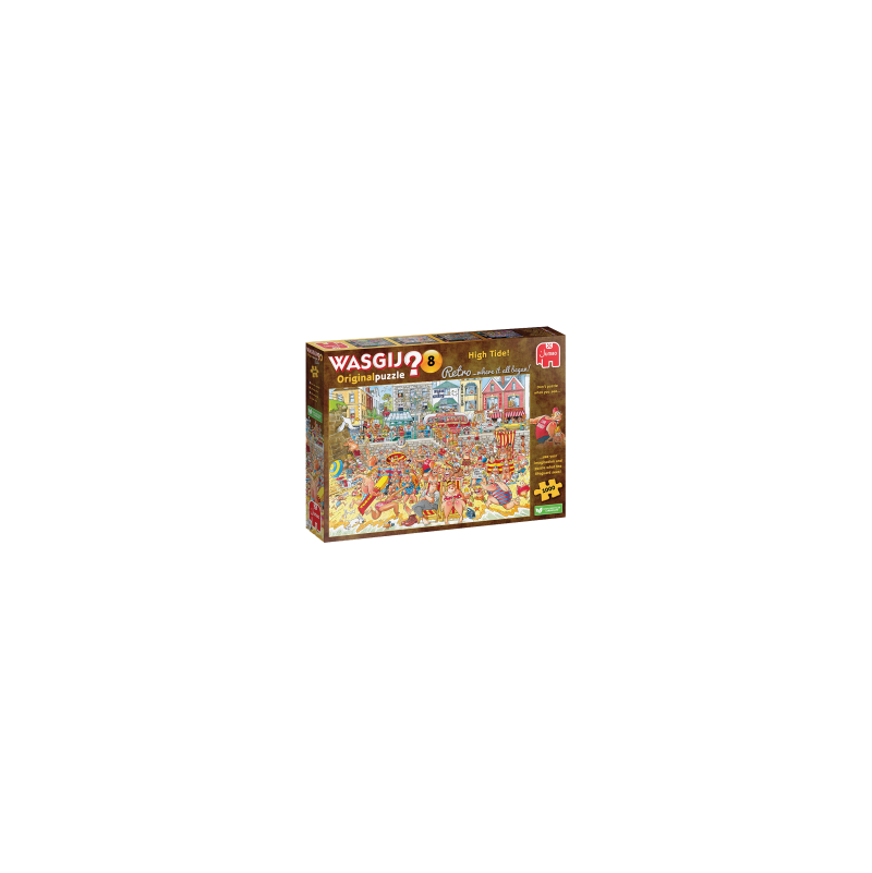 Wasgij Retro Original 08 - 1000 pcs - Raz-de-Marée!  Ikaipaka