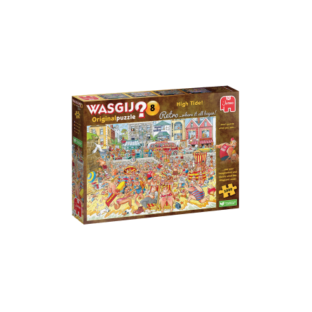 Wasgij Retro Original 08 - 1000 pcs - Raz-de-Marée!  Ikaipaka