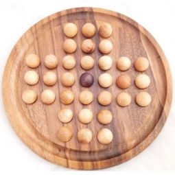 Solitaire Billes en bois  Ikaipaka jeux & jouets Royan