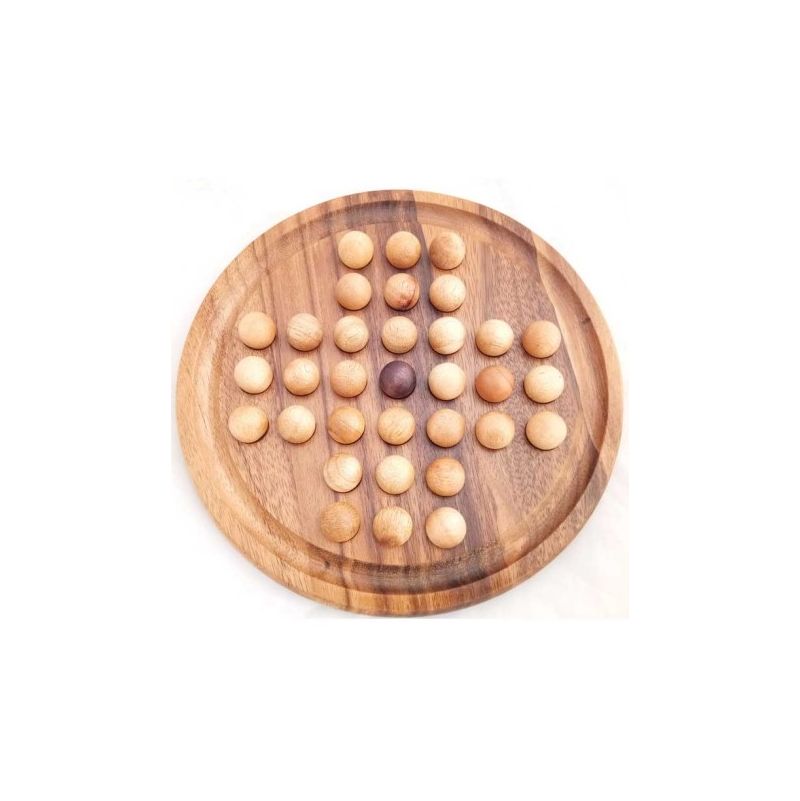 Solitaire Billes en bois  Ikaipaka jeux & jouets Royan