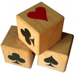 Dé Atout 4 cm  Ikaipaka jeux & jouets Royan
