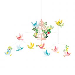 Mobile Cage aux Oiseaux Djeco Ikaipaka jeux & jouets Royan