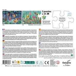 Puzzle 24P x 2 Elfes et Fées Sentosphere Ikaipaka jeux & jouets