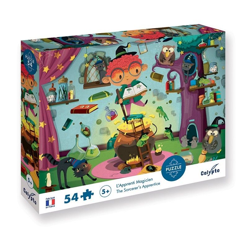 Puzzle 54P L'Apprenti Magicien Sentosphere Ikaipaka jeux &