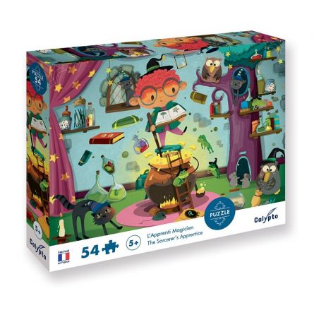 Puzzle 54P L'Apprenti Magicien Sentosphere Ikaipaka jeux &