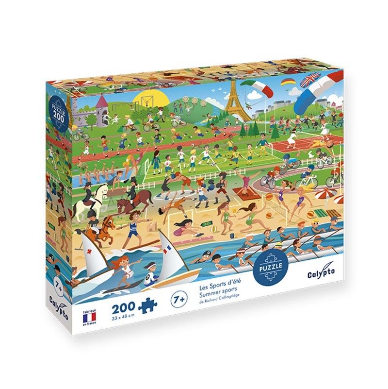 Puzzle 200P Les Sports d'été Sentosphere Ikaipaka jeux & jouets
