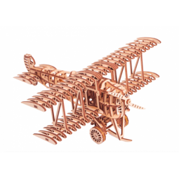 Maquette 3D en bois - Avion - 148 pcs  Ikaipaka jeux & jouets