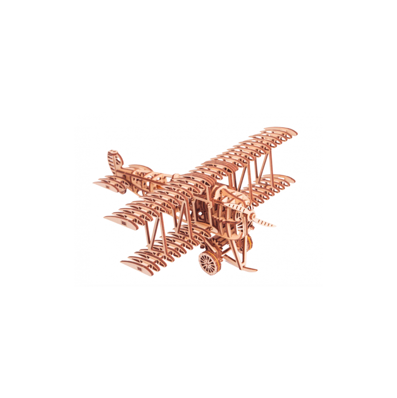 Maquette 3D en bois - Avion - 148 pcs  Ikaipaka jeux & jouets