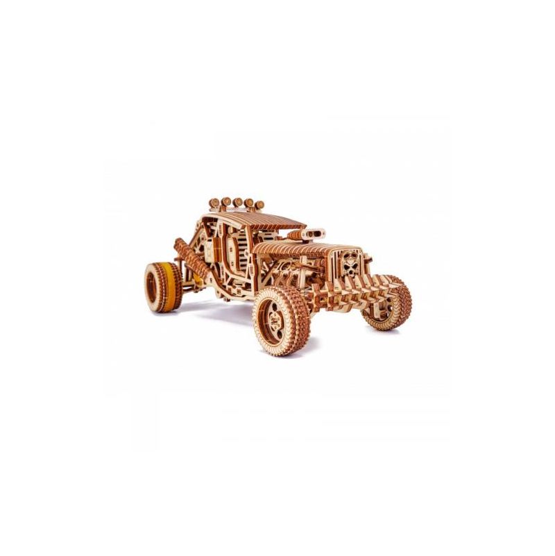 Maquette 3D en bois - mad buggy - 322pcs  Ikaipaka jeux &