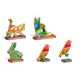 Woody Puzzle 48p Animaux Domestiques Ludattica Ikaipaka jeux &