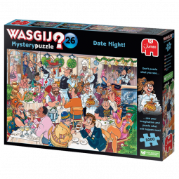 Puzzle 1000p Wasgij Mystery 26 Soirée en amoureux  Ikaipaka