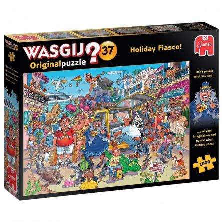 Puzzle 1000p Wasgij Original 37 Le Fiasco des vacances 