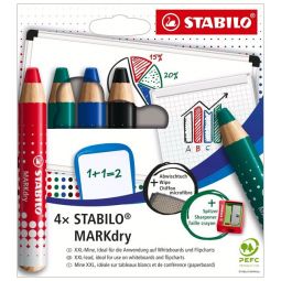 Crayons marqueur 4 couleurs & accessoirs  Ikaipaka jeux &