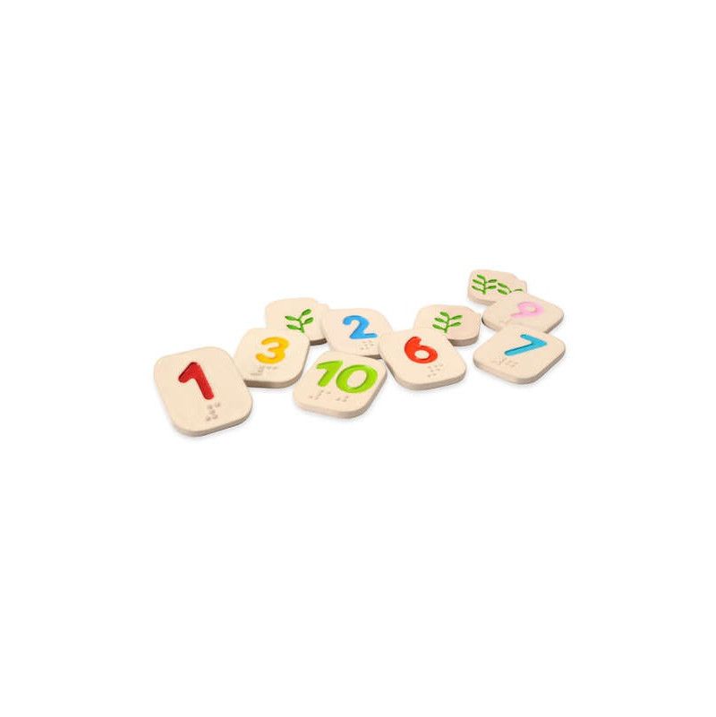 Apprendre les chiffres en braille PlanToys Ikaipaka jeux &