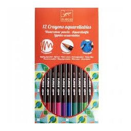 Crayons aquarellables classique djeco Djeco Ikaipaka jeux &