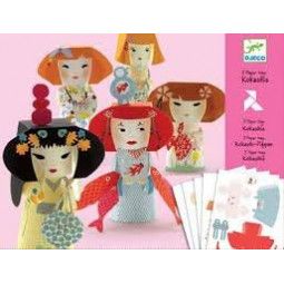 Paper toys kokeshi - IkaIpaka Royan