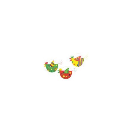 Oiseaux déco "couleurs" - IkaIpaka Royan