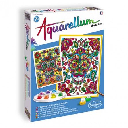 Aquarellum "dia de los muertos" Sentosphere Ikaipaka jeux &