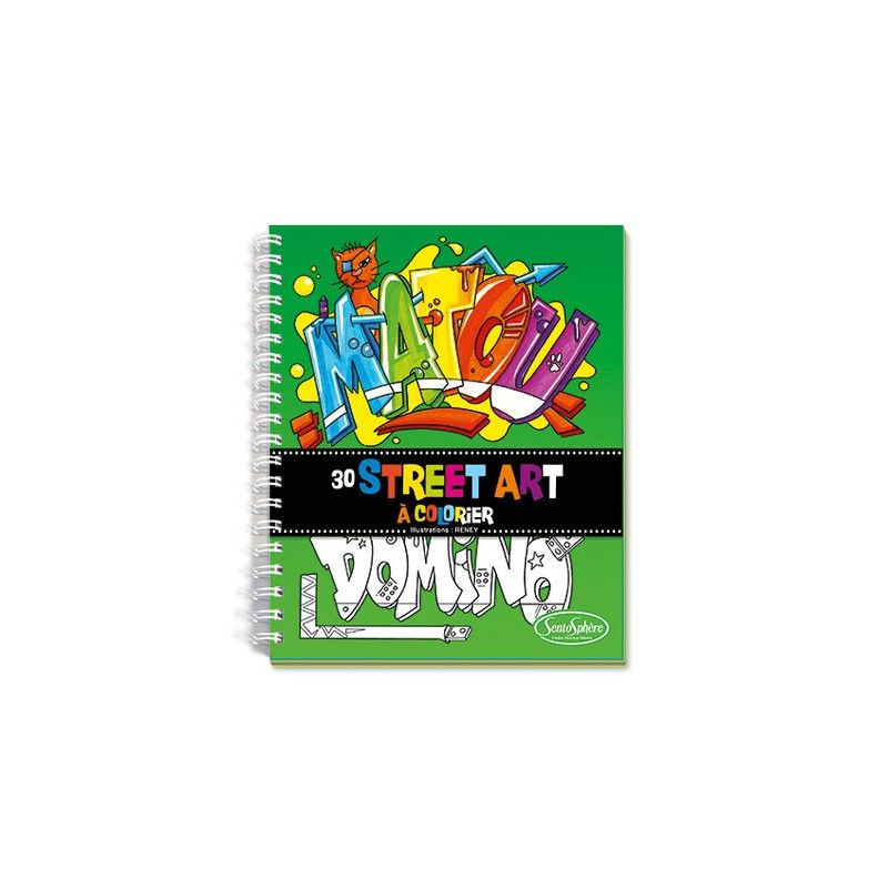 Carnet de coloriage street art - IkaIpaka Royan