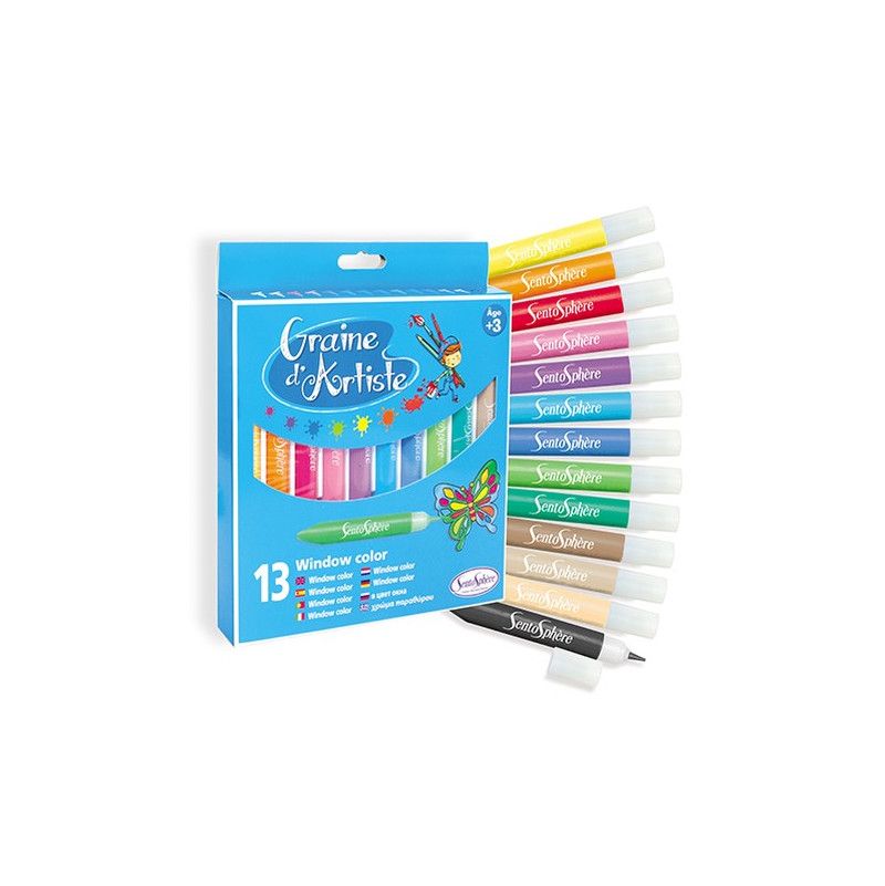 Pochette de 13 crayons window color - IkaIpaka Royan