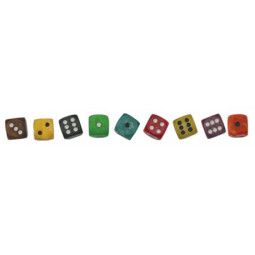 Dés marbrés 20 mm - IkaIpaka Royan