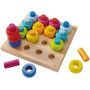 Jeu à enficher anneaux multicolors - IkaIpaka Royan