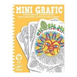 Mini grafic coloriage mandala - IkaIpaka Royan