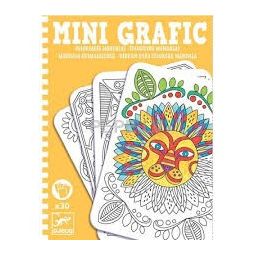 Mini grafic coloriage mandala - IkaIpaka Royan