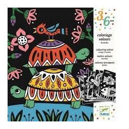 Coloriage velours Bestioles - IkaIpaka Royan