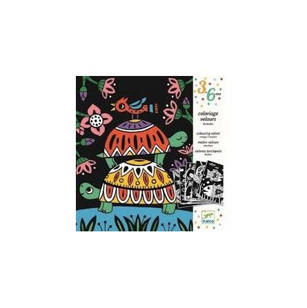 Coloriage velours Bestioles - IkaIpaka Royan