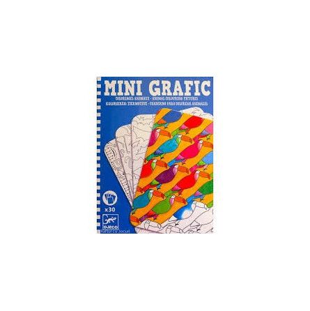Mini grafic coloriage animaux Djeco Ikaipaka jeux & jouets Royan