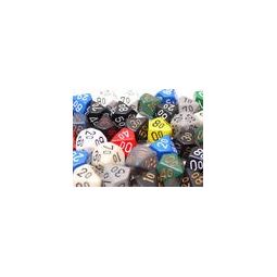 Dés multiface CHESSEX - D10 OPAQUE - IkaIpaka Royan