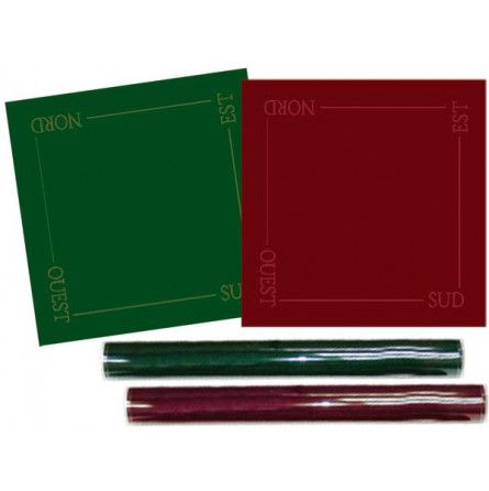 Tapis tarot supérieur tube vert 60*60 - IkaIpaka Royan