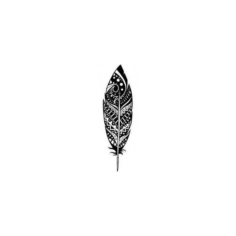 Tampon bois plume deco 26*75 - IkaIpaka Royan